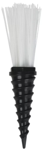 Implant et repère pour terrain sportif - Blanc - kit 25 unités + 1 outil enfonçoir  - Longueur totale 17cm