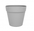 Pot Terrasse - 27 cm - Gris - Carton  
