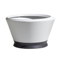 Pot - Vasque "IKONE" GM IK2 Dim. Ø 76,4 x 42,5 - Contenance 105 L - Blanc et Gris