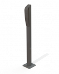 Potelet Gamme Horizon Hs 0.90m /PlatinePeint + Teck