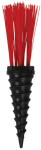 Implant et repère pour terrain sportif - Rouge -  kit 25 unités + 1 outil enfonçoir  - Longueur totale 17cm